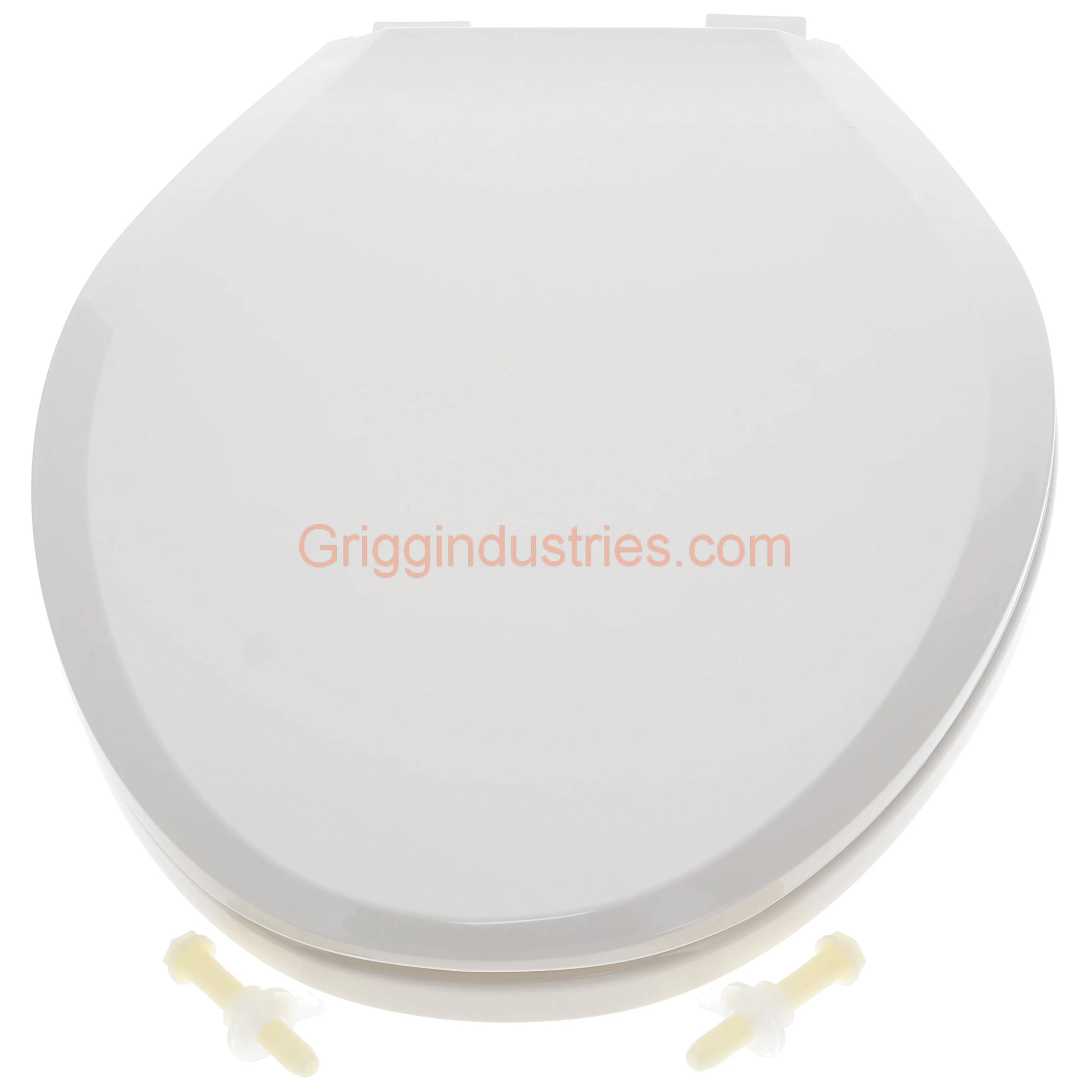 Mansfield Slow Close Elongated Biscuit Toilet Seat